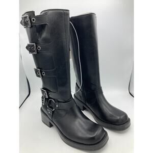 Women's Rebel Tall Riding Boots with Memory Foam Insole - Wild Fable Size 6